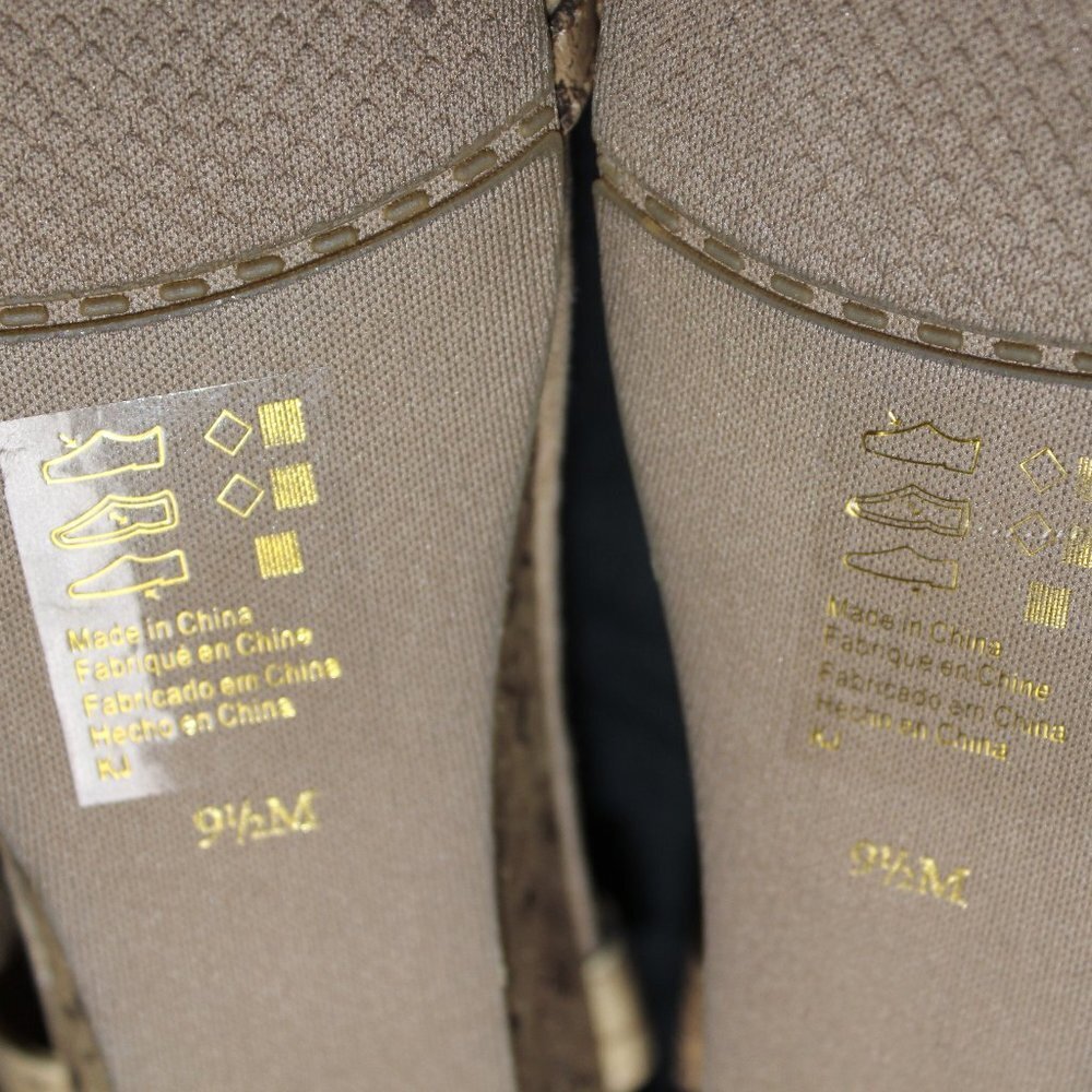New York Transit Cork Wedge Sandals - Picture 9 of 11